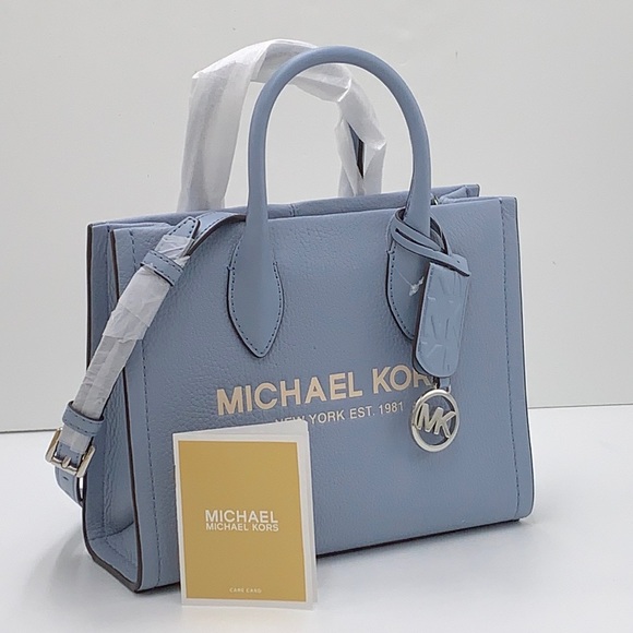 MICHAEL KORS Mirella Small Shopper TZ XBody Pebbled Leather Crossbody
Pale Blue - Picture 15 of 16